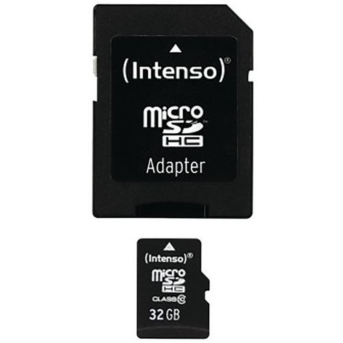 Carte MicroSDHC Class 10 - 32Go INTENSO Carte MicroSDHC Class 10 - 32Go INTENSO