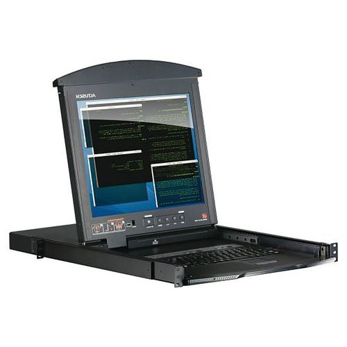 Console LCD 19 double rail & KVM 8 ports Cat5 ATEN Console LCD 19 double rail & KVM 8 ports Cat5 ATEN