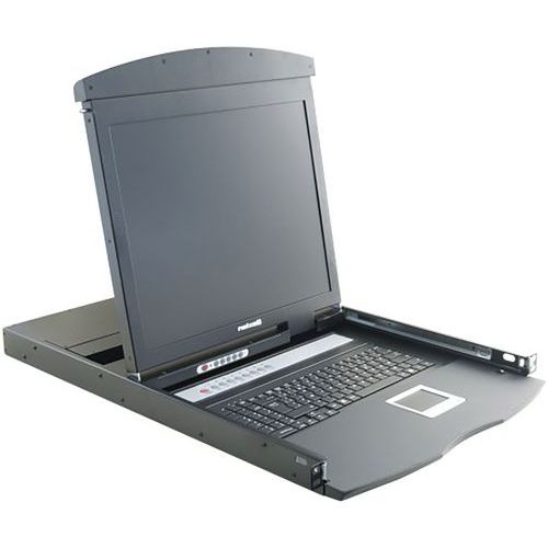 Console Lcd 19 Dual Rail Kvm 8p Vga/ps2-usb Et Cables