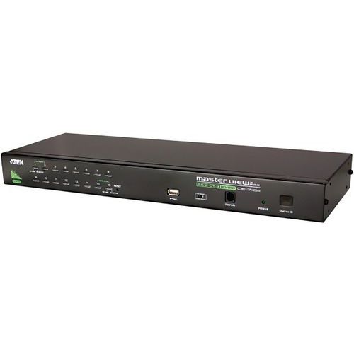 Cs1716a Switch Kvm Vga-usb/ps2 Cascadable 16 Ports Aten