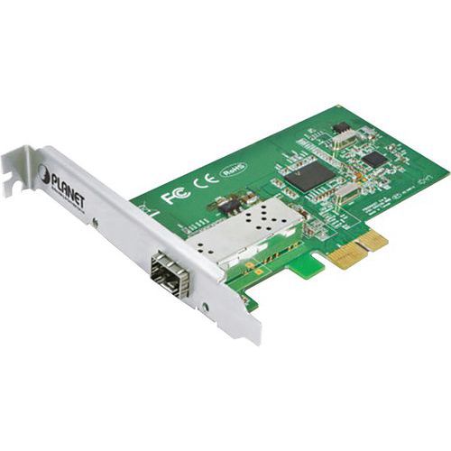Carte réseau PCIExpress Gigabit SFP fibre optique Manutan.fr
