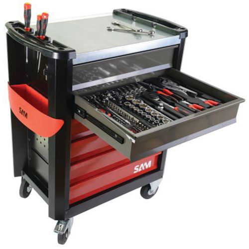 Composition Mecanique Automobile En Module Mousse + Servante