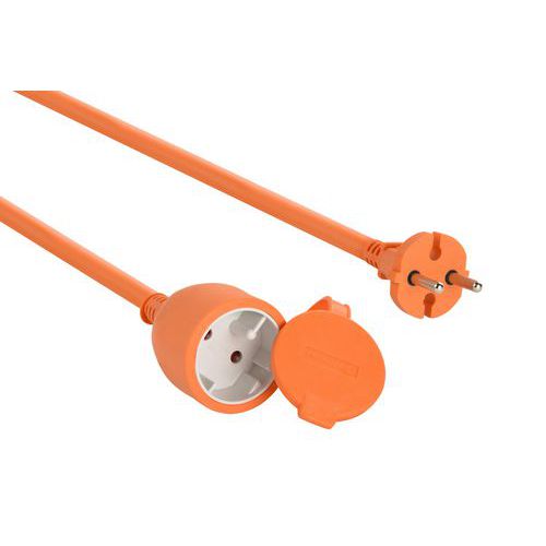 Velamp - Rallonge de jardin 20m 16A - Câble 2x1,5 - Usage extérieur résistant