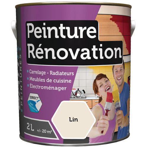 Peinture Renovation Satin Batir - 2l Lin