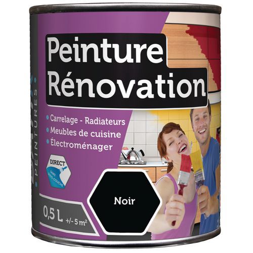 Peinture Renovation Satin Batir - 05l Noir
