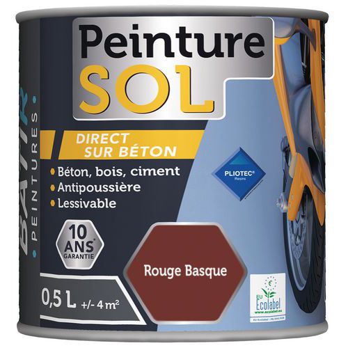 Peinture Sol Batir - 05l Rouge Basque