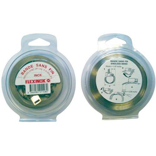 Coque De 3m De Bande Sans Fin Largeur 8mm+8 T Etes Tout Inox