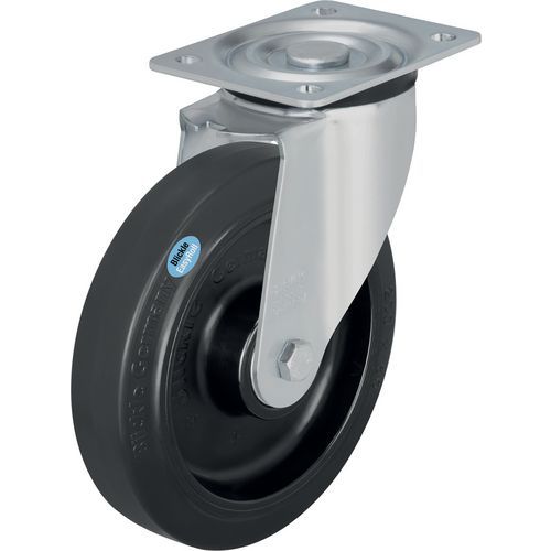 Roulette Pivotante à Platine Force:200 H Ht:132