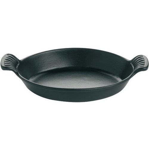 Plat Ovale Fonte Et Fond Émaillé Le Chasseur - Noir - 20 Cm