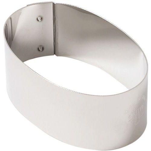 Nonnette Ovale En Inox - Lot De 4 - 75x45x3 Cm