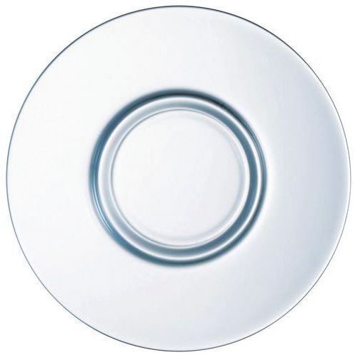 Sous Tasse Ronde Aroma En Verre Trempé - 14 Cm