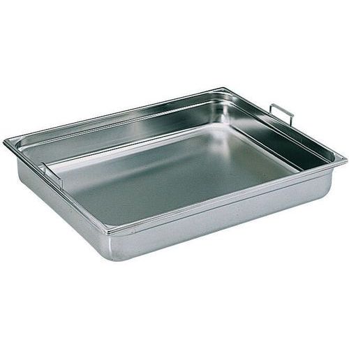 Bac Gastronorme Plein Avec Anse Escamotable Gn 2/1 - 10 Cm