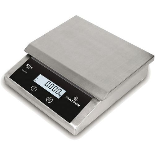 Matfer - Balance Digitale SX 15 IP65 - 15 kg - Gris - Précision et Robustesse