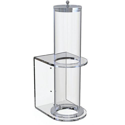 Distributeur Mural En Plexiglass Pour Gobelets - Ø 70 Mm