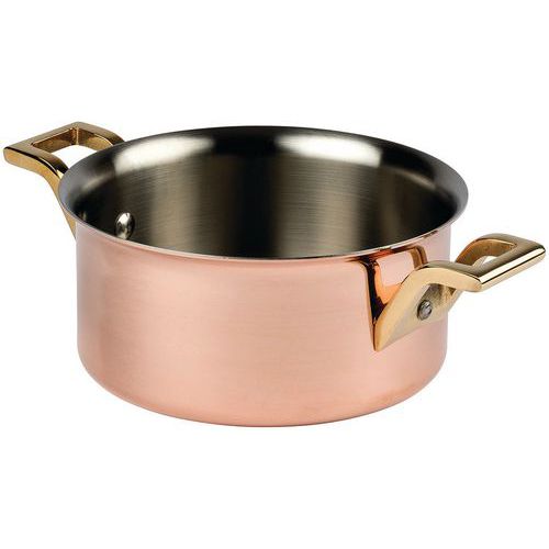 Mini Marmite En Cuivre Ã‰légance - Ã˜ 9 Cm
