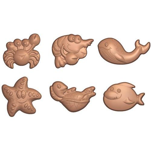 Moule Chocolat 18 Empreintes Friture Marine