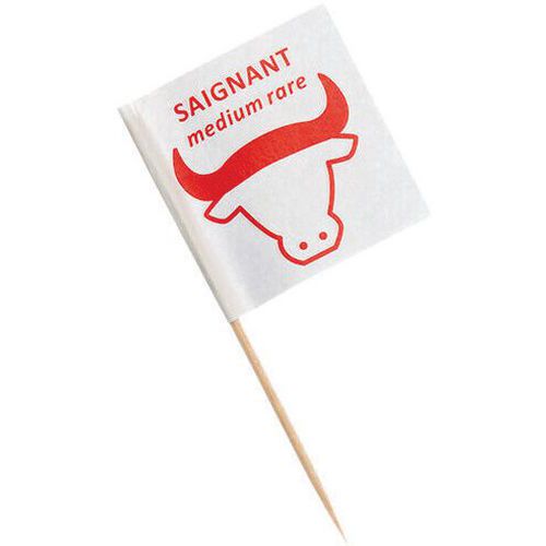 Pique En Bois saignant Picsteak - Boîte De 100