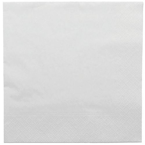 Serviette En Papier Ouate 2 Plis - Lot De 100 - 38x38 Cm