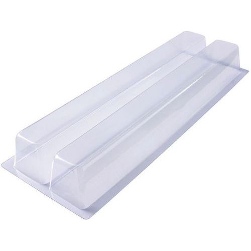 Gouttière Double à Bûche Thermoformée Trapèze - Lot De 10