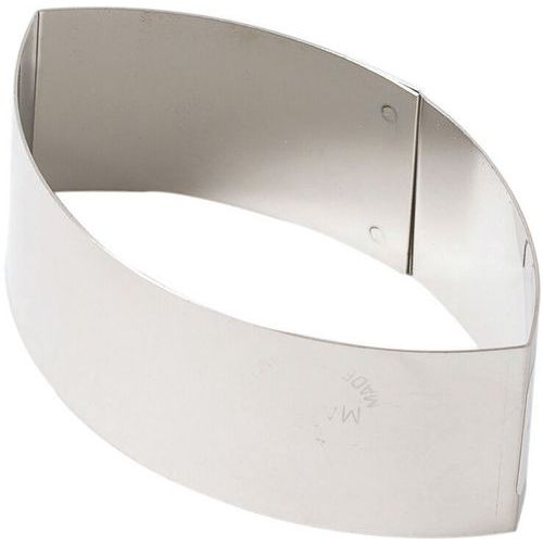 Nonnette Ovale Arrondie En Inox - Lot De 4 - 88x5x3 Cm