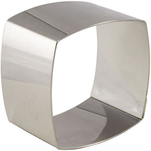 Nonnette Carrée En Inox - Lot De 4 - 6x6 Cm