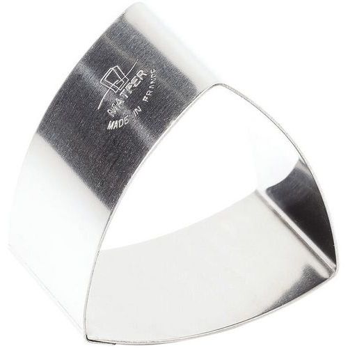 Nonnette Triangle Bombée En Inox - Lot De 4 - 65x65x4 Cm
