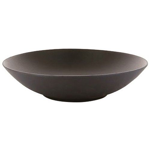 Assiette Coupe En Porcelaine Equinoxe - Noir