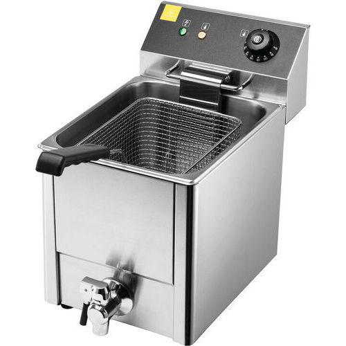 Friteuse Ã‰lectrique à Cuve Amovible Avec Robinet - 8 L