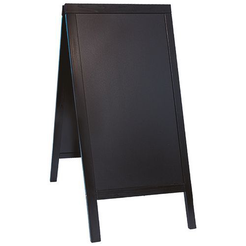 Panneau Trottoir En Bois Woody - Noir - 1295x70 Cm