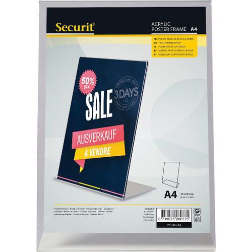 Porte-affiche De Table En Acrylique - Format A4