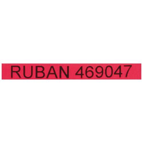 Ruban Dymo Noir - 9 Mm - Rouge