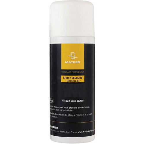 Spray Pour Décors Velours Chocolat - 400 Ml - Bleu