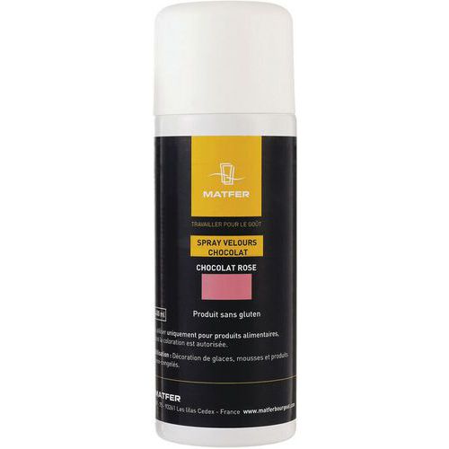 Spray Pour Décors Velours Chocolat - 400 Ml - Rose