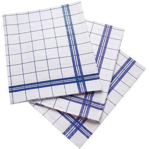 Essuie-verres En Coton Anti-peluche - Lot De 18 - 72x52 Cm