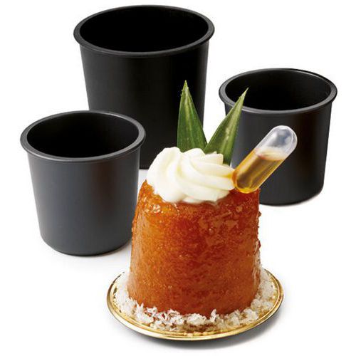 Moule à 6 Darioles Rondes Exoglass - 22 Cl