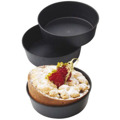 Moule à Tourtière Exoglass - Lot De 12 - Ø 10 Cm