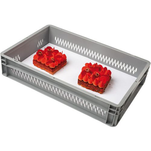 Bac Gerbable Ajouré - Gris - 331l