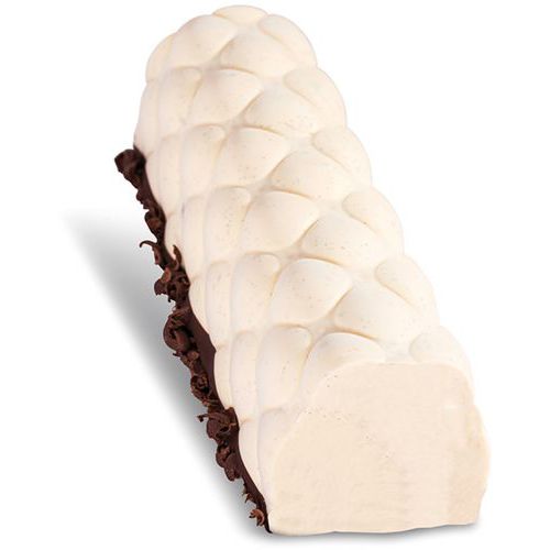 Moule à Bûche En Silicone Avec Tapis Relief Matelassé