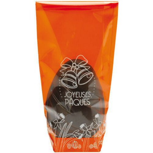 Sachet à Confiserie Pâques - 100x220 Mm - Orange