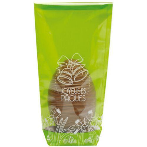 Sachet à Confiserie Pâques - 100x220 Mm - Vert