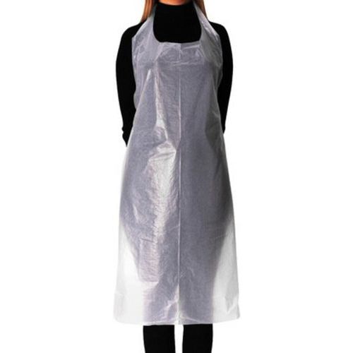 Matfer - Lot de 100 tabliers jetables polyéthylène transparent - 120x70 cm - Protection corps EPI