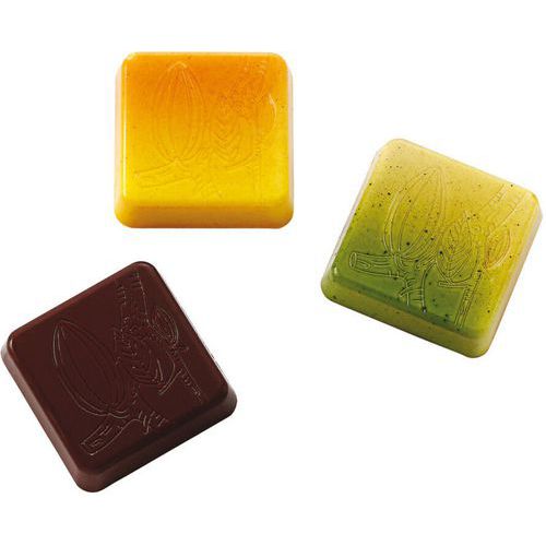 Plaque Chocolat Pour 18 Napolitains Cacao