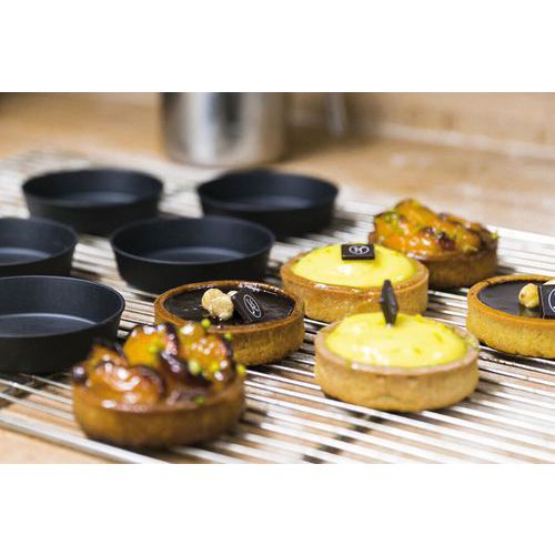 Moules à Quiche Matfer Exoglass - Lot De 12 - Antiadhésifs Et Lavables Au Lave-vaisselle