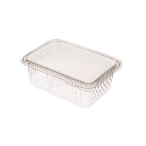 Boîtes Salades En Plastique Transparent Avec Couvercle à Charnière - Pack De 50, Empilables, étanches, Réutilisables