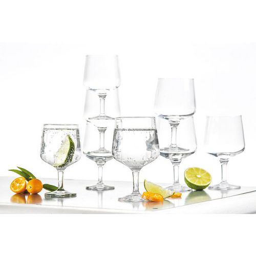 LOT DE 2 VERRES A VIN EMPILABLES CAPRI - CAMP4