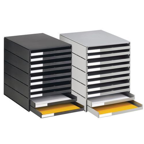 Module de classement Exacompta noir : Chez Fournitures de bureau