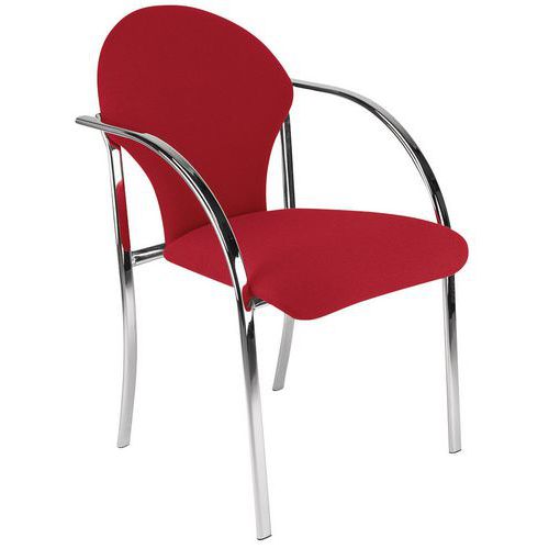 Chaise Pour Visiteurs Visa Rouge Ass. H:43