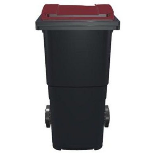 Conteneur 240l Gris/rouge Vermelha Pega F Rontal
