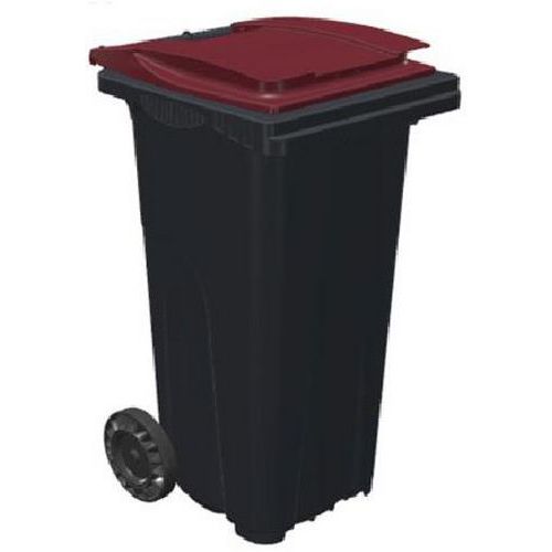 Conteneur 120l Gris/rouge Tampa Vermelha