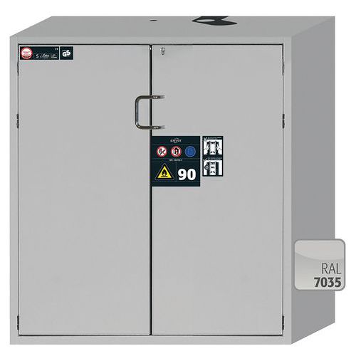 Armoire de sécurité S-PEGASUS-90 Gris RAL 7035 - asecos